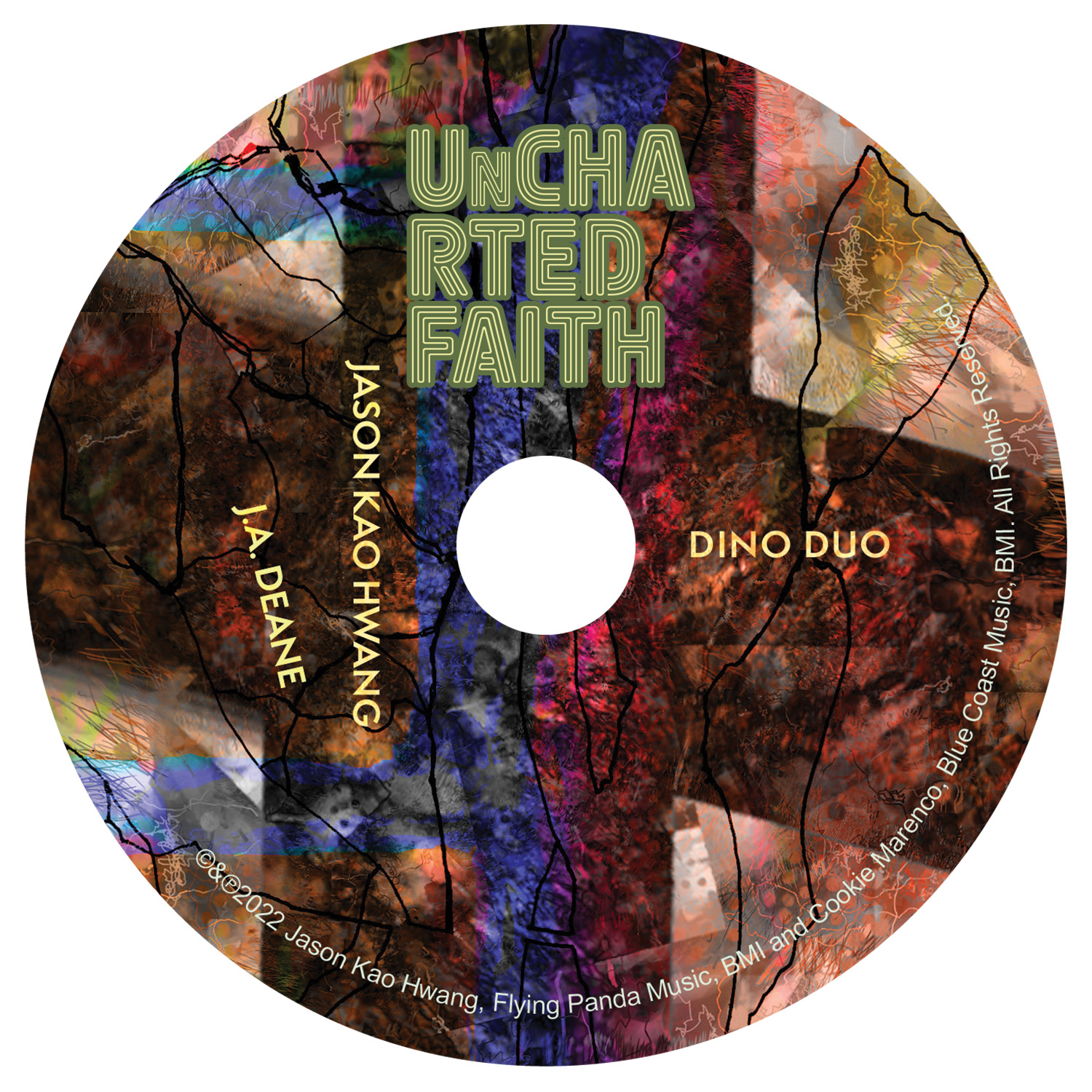 cd design of Uncharted Faith by J.A.Deane and Jason Kao Hwang